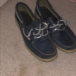 Blue Sperry Boat shoes